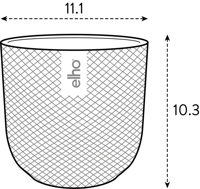 jazz round mini 11cm lavender lilac